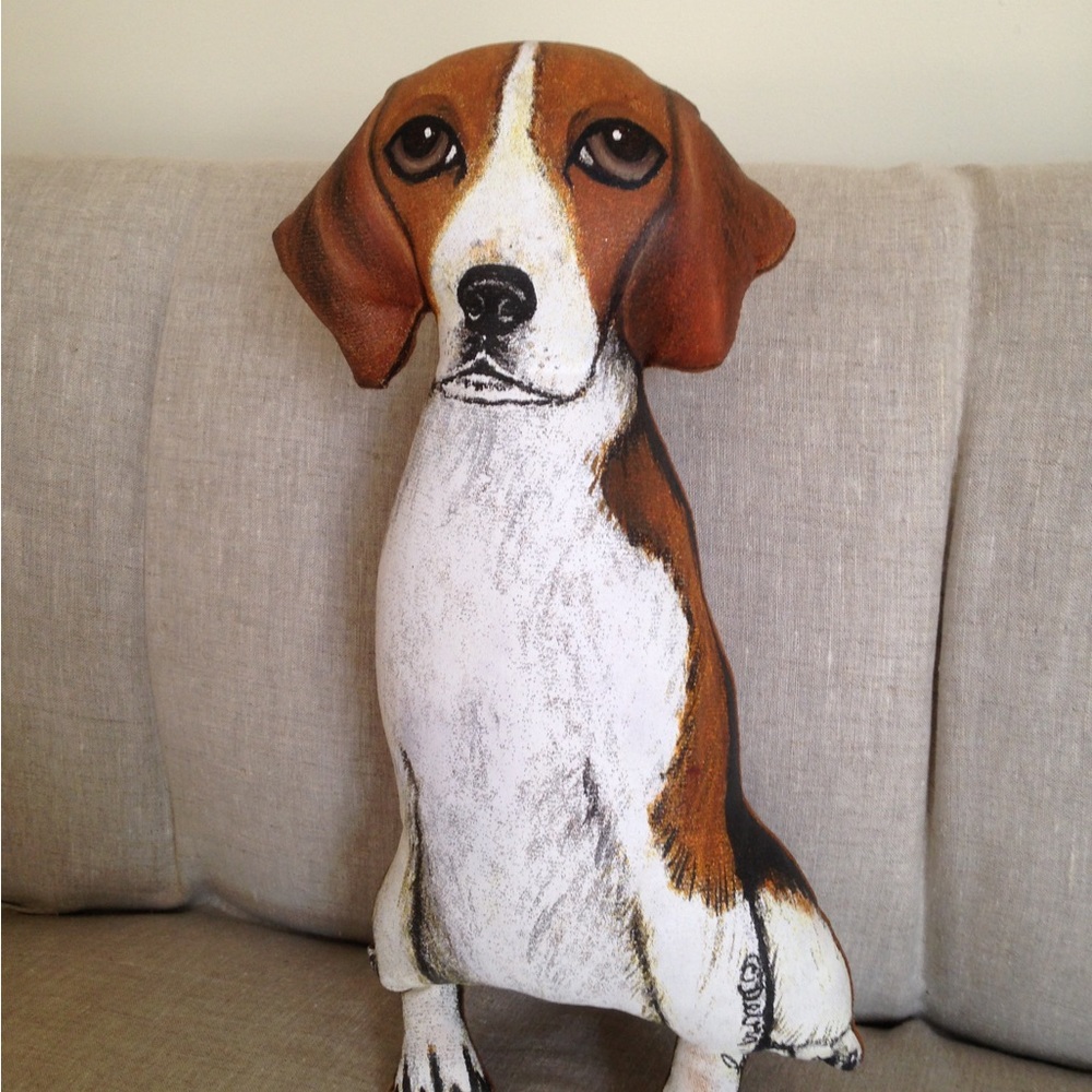 Beagle Dog Decorative Pillow Brand New!